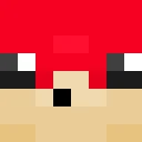 Голова скина Красный в Майнкрафт
